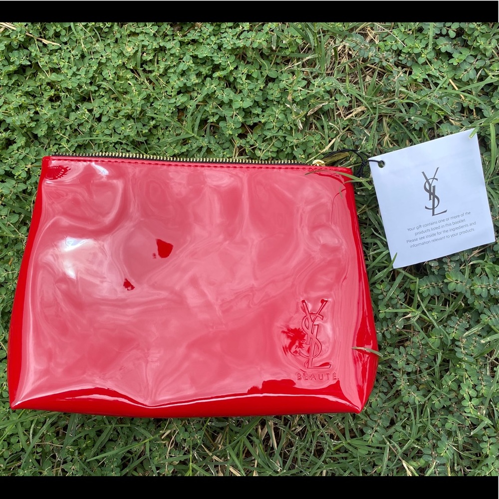 YSL makeup bag